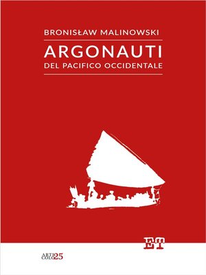 cover image of Argonauti del Pacifico Occidentale